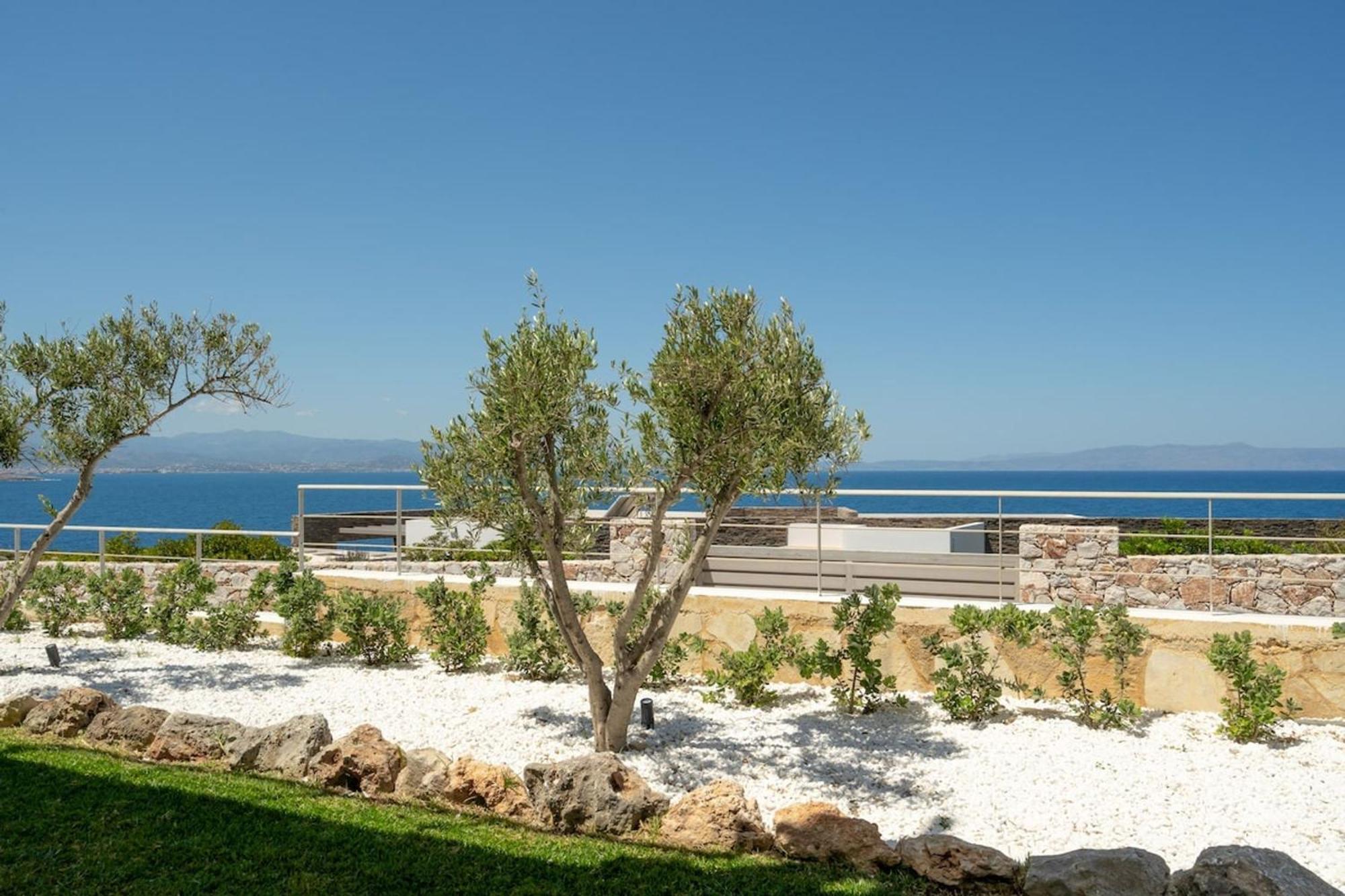 Villa Hemera Ocean View Private Heated Pool Chorafakia Exterior photo