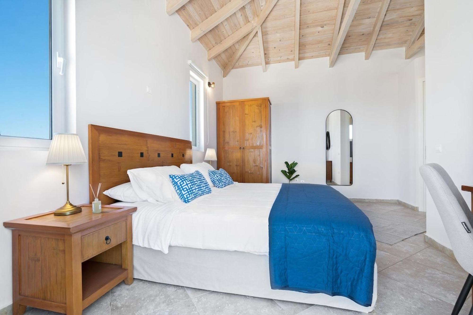 Villa Hemera Ocean View Private Heated Pool Chorafakia Exterior photo